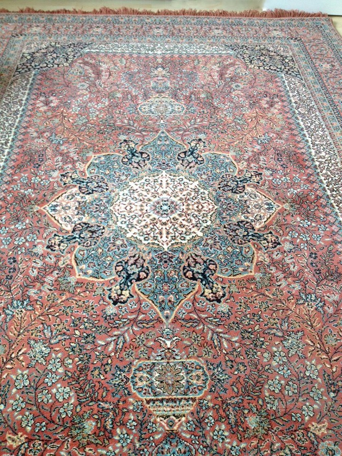 Doe het niet Geld lenende Tegenhanger Wollen perzisch tapijt/vloerkleed Tabriz vintage oudroze/oud-roze 300 x 200  cm - Tapijten / Vloerkleden - Westenhof